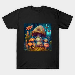 Magic mushroom in the magic forest T-Shirt